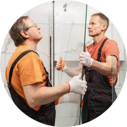 Installing shower doors Installing shower doors